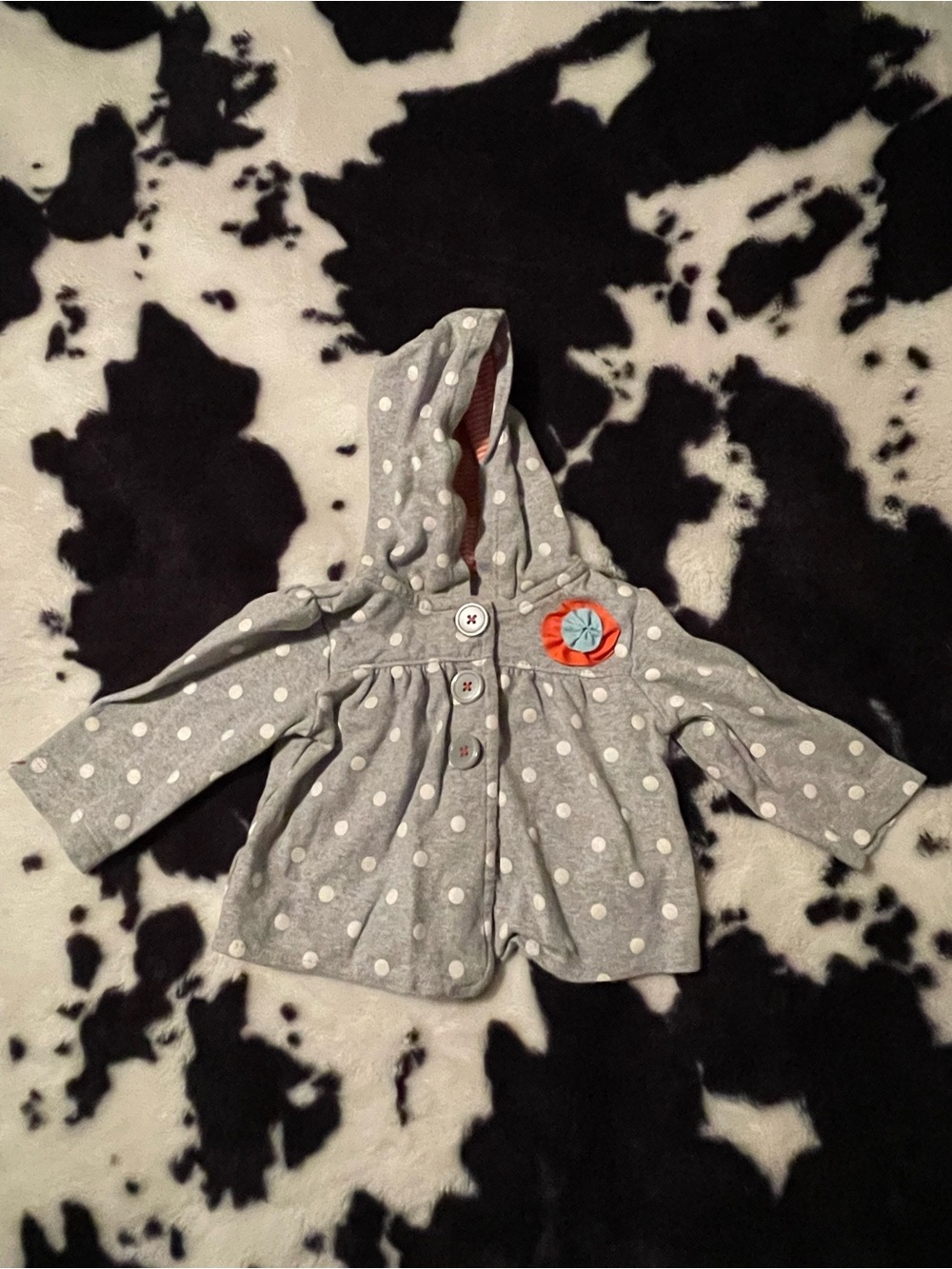 Carter’s Polkadot Button Up Infant / Baby Jacket Size 6 Months